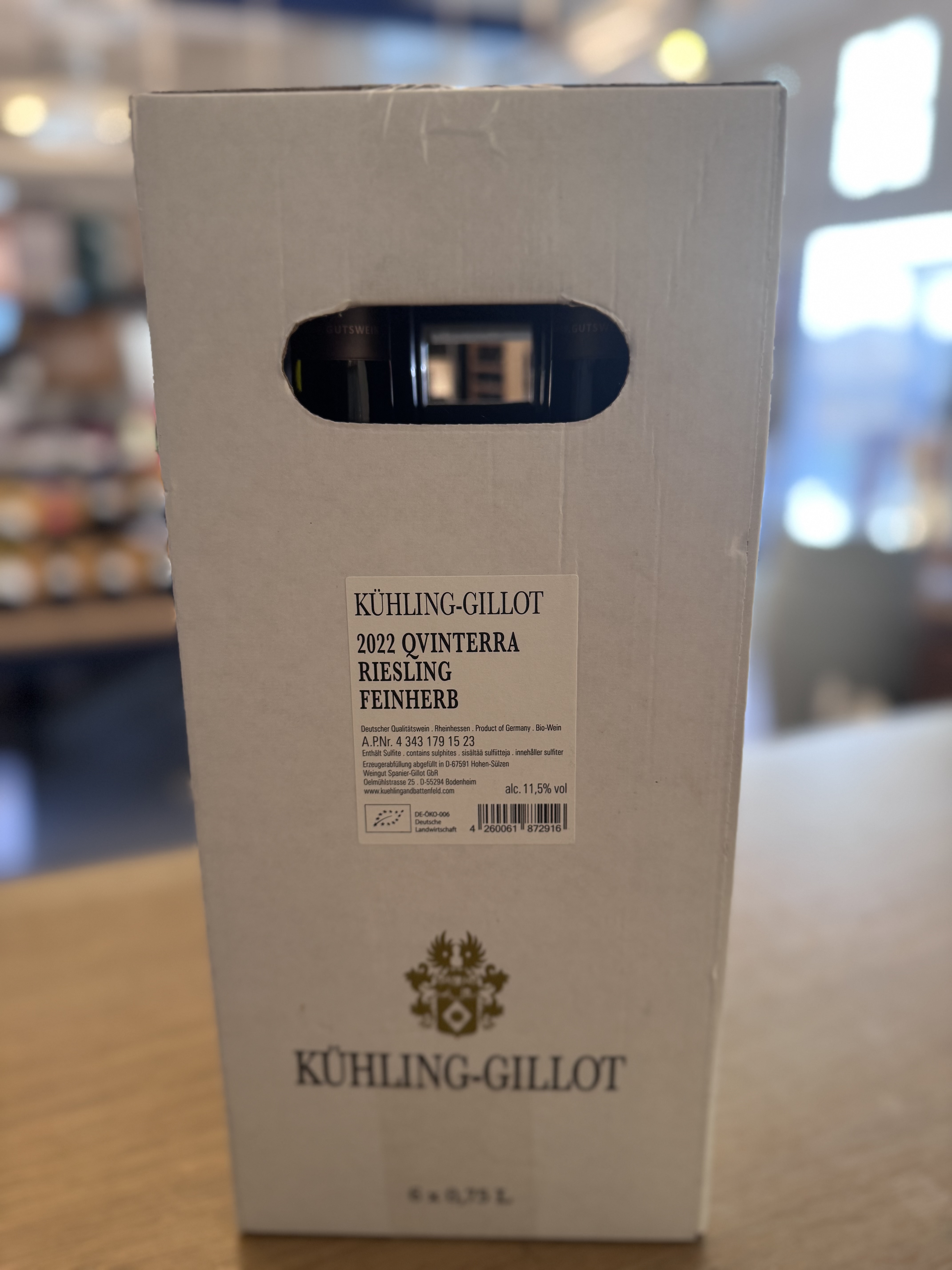 Kühling-Gillot | QVINTERRA Riesling feinherb (5+1-Aktion)