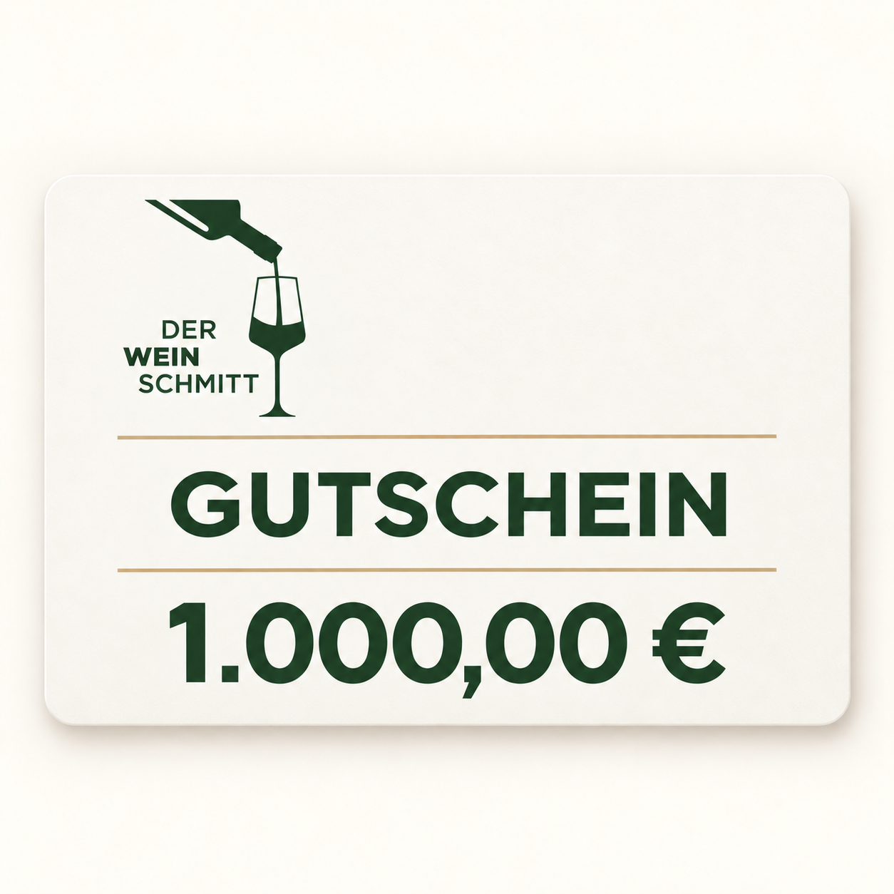 Gutschein 1.000 EUR