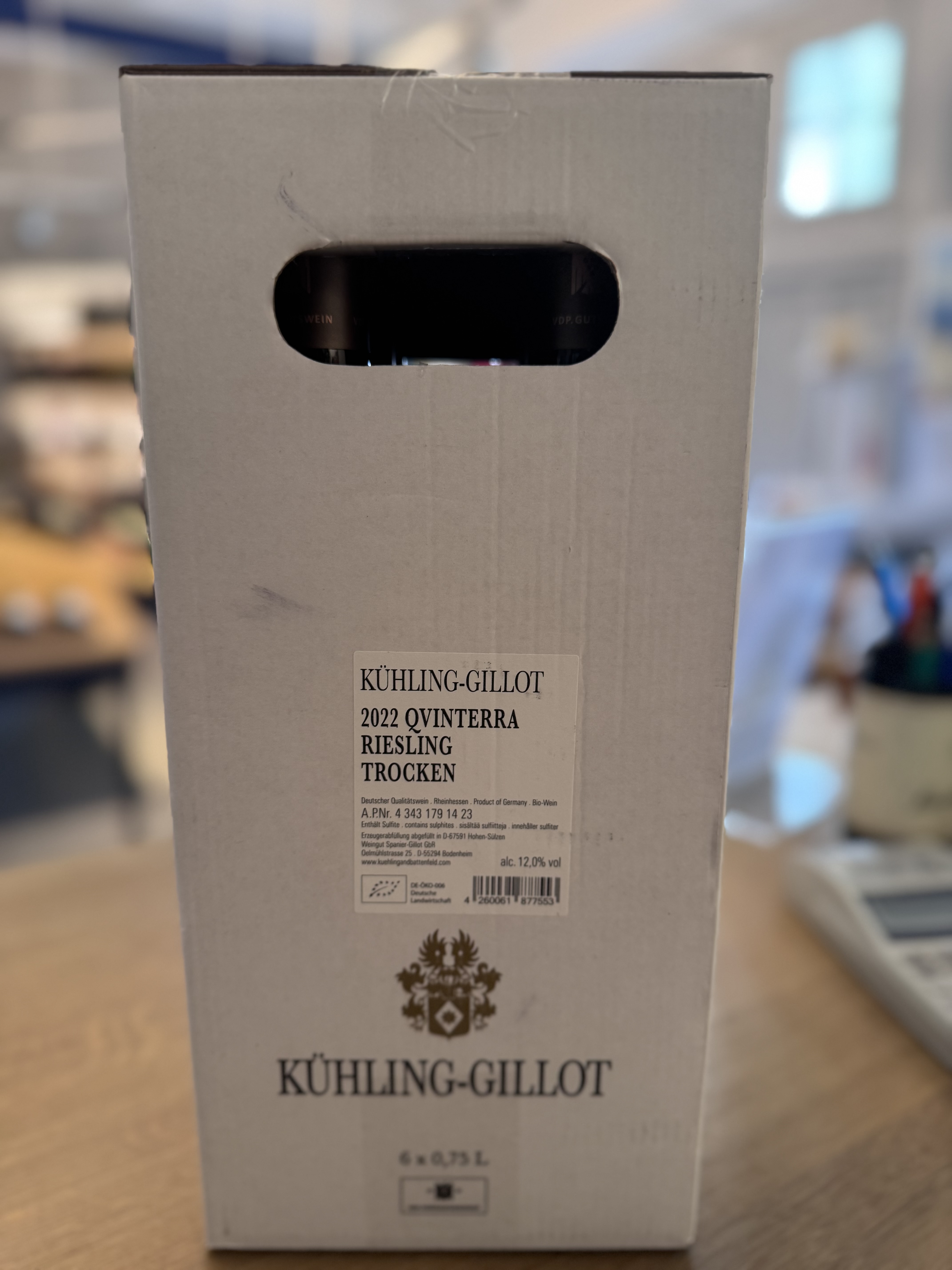 Kühling-Gillot | QVINTERRA Riesling trocken (5+1-Aktion)