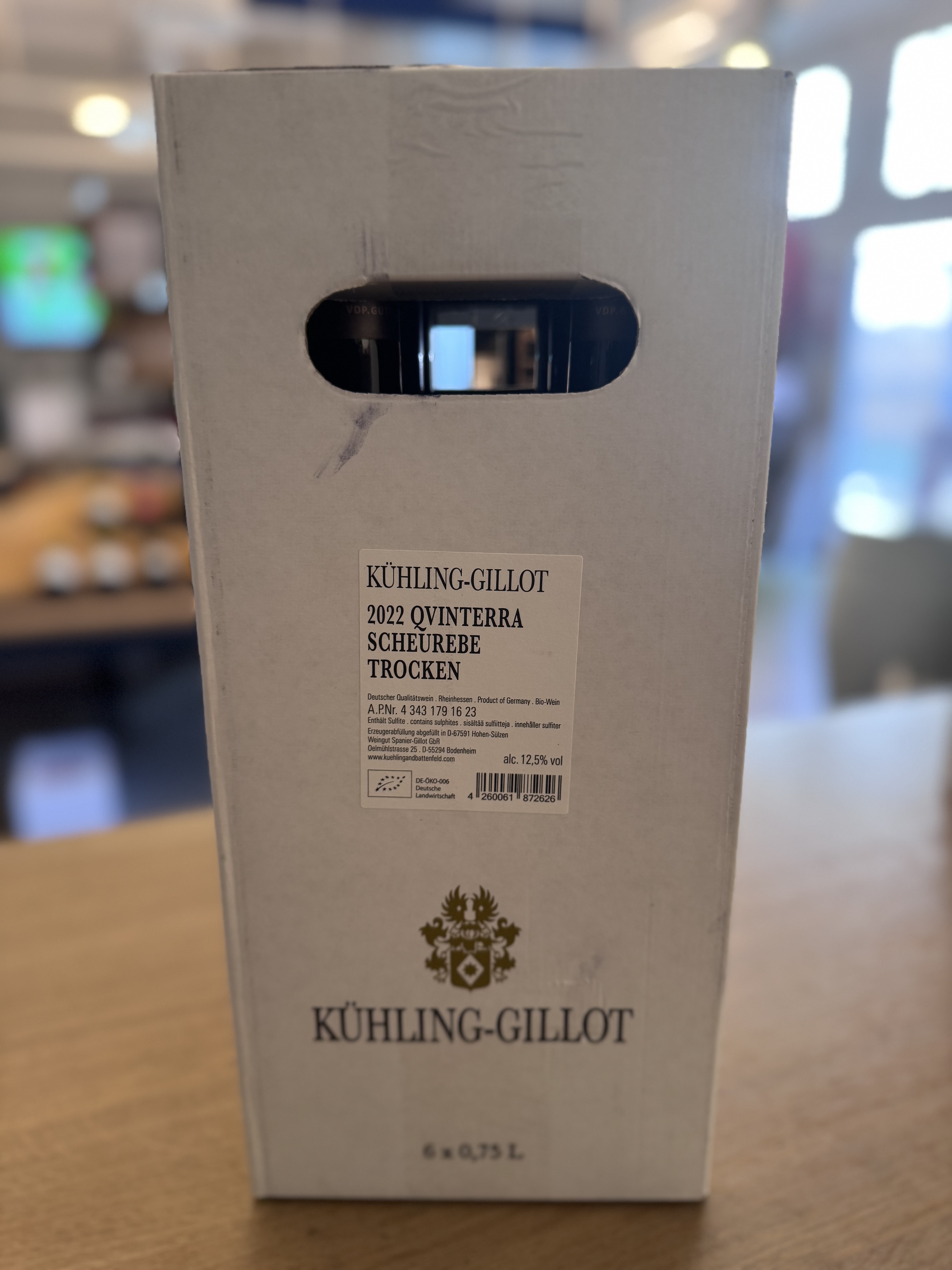 Kühling-Gillot | QVINTERRA Scheurebe (5+1-Aktion)